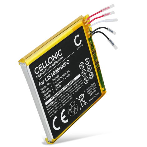 Batteria per Sony NW-WM1A; NW-WM1Z LIS1626HNPC (1900mAh, 3.7V) di CELLONIC