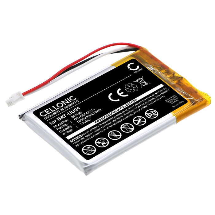 GHB UU24 Akku 1000mAh Ersatzakku Batterie von Cellonic