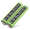 2x Batterie 700mAh