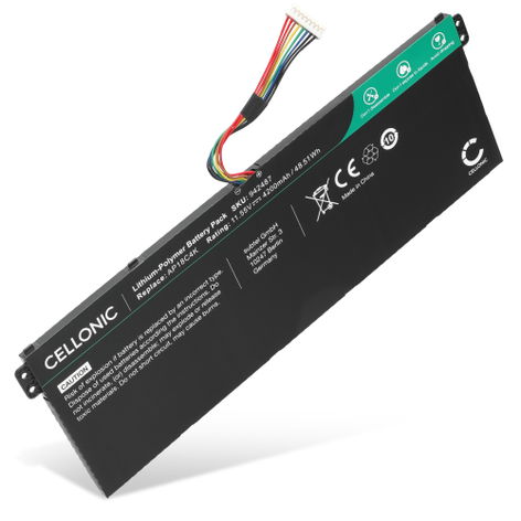 Akku für Acer Aspire 5 A515, 5 A517-52, Vero 16 AV16, Chromebook 314 C933T, 315 CB315-1H, Travelmate B1 B118-M, Swift 1 SF114-34, AP18C4K Laptop - 4200mAh 11.55V