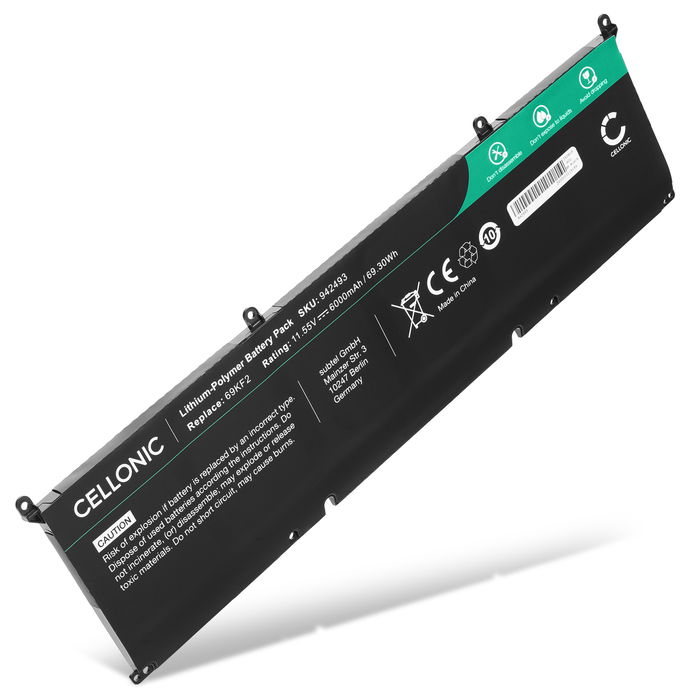 Dell Precision 5560 Batteria 6000mAh marcata Cellonic