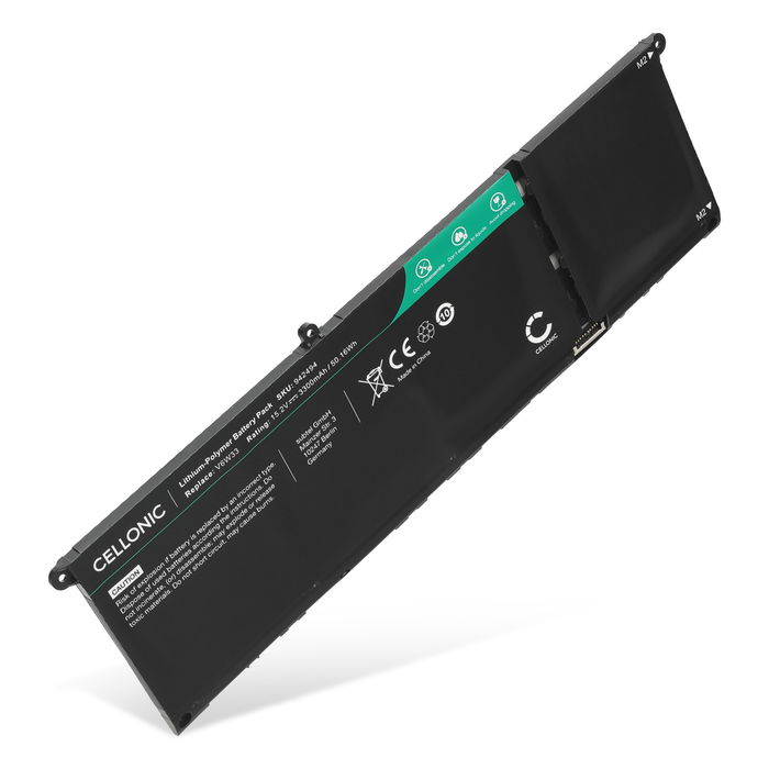 Batteria per portatile Dell Vostro 3520, 3420, 3510, 3525, Latitude 3520, 3420, Inspiron 15 3520, 15 3511 Dell V6W33, 927N5 ricambio per laptop 3300mAh 15.2V 