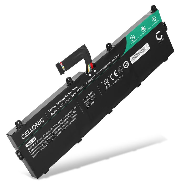 Lenovo ThinkPad P72 Akku 8600mAh Ersatzakku Batterie von Cellonic