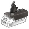 1x Adattatore per batteria DeWalt 18V / 20V o Milwaukee 18V - Dyson V6