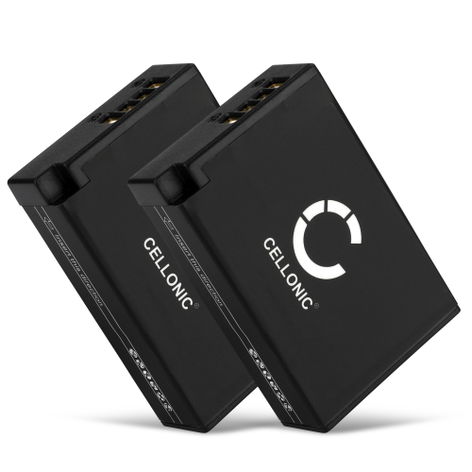2x Batteria per Canon EOS 200D, 750D, 760D, 770D, 77D, 800D, M3 (950mAh, 7.4V) di CELLONIC