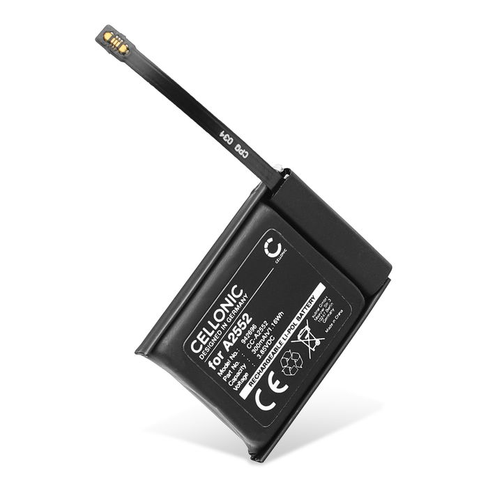 CELLONIC Batteria A2552 compatibile con Apple Watch 7 - 45mm 300mAh Ricambi per smartwatch/braccialetti fitness