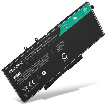 Akku für Dell Latitude 5410, 5510, 5401, Precision 3551, 3541, 3550, Vostro 5410, 3HWPP, 3PCVM, 401D9 Laptop - 4100mAh 15.2V 