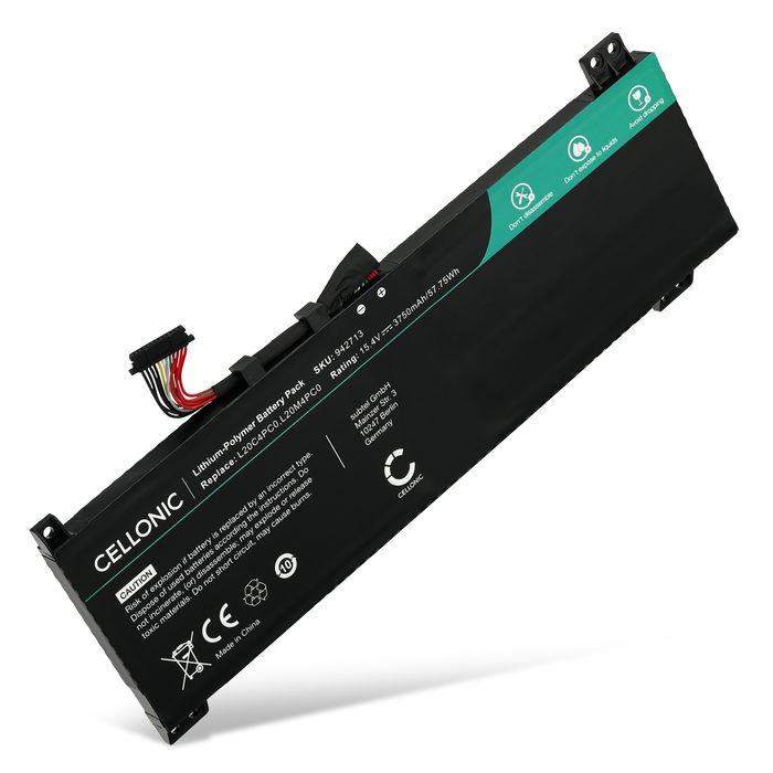 Lenovo Legion 5 15ACH6H Akku 3750mAh Ersatzakku Batterie von Cellonic
