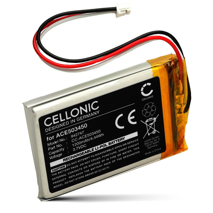 CELLONIC Batteria FT603048P compatibile con Razer Barracuda X 1200mAh Ricambio per cuffie, headset, apparecchi acustico