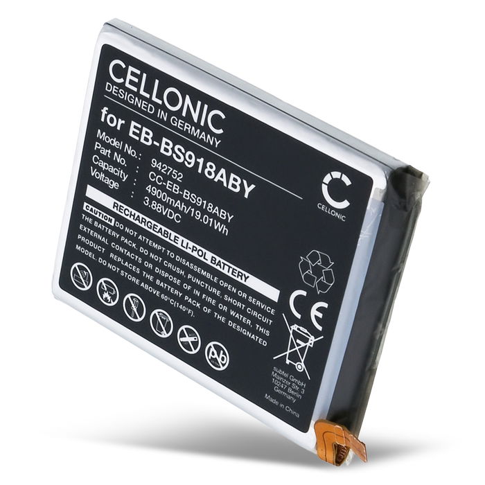 Samsung Galaxy S23 Ultra Batteria 4900mAh marcata Cellonic