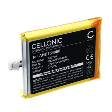 Akku für Divoom Ditoo Pro AHB754860 (2700mAh, 3.7V) von CELLONIC
