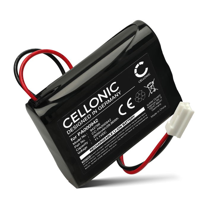 Heim & Haus PA000942 Akku 2600mAh Ersatzakku Batterie von Cellonic