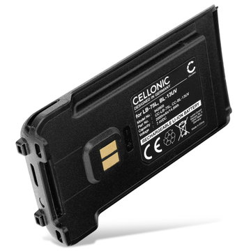 Batterie pour Retevis RT82, RT2, Baofeng P15UV, Tytera DM-UVF10, Pofung P15UV 7.4v 2000mAh Li Ion de CELLONIC