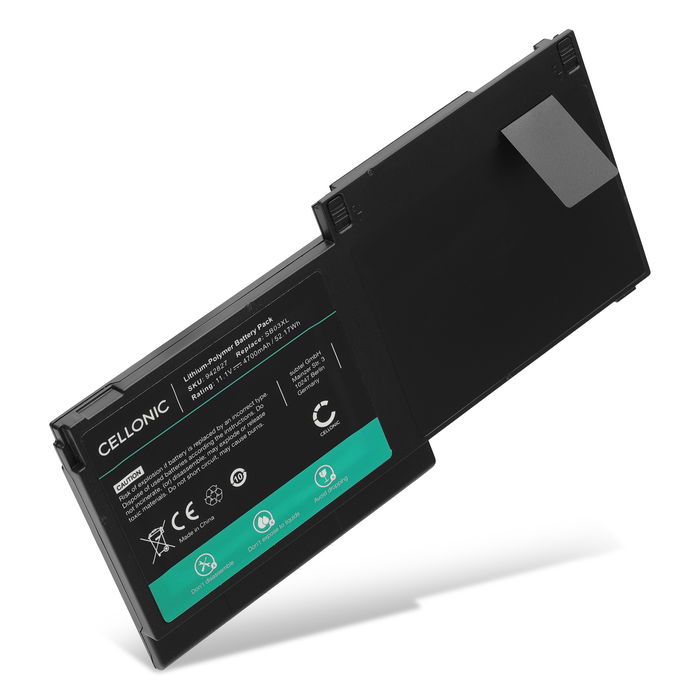 Batteria per portatile HP Elitebook 820 G1, 820 G2, 725 G2, 720 G2, 720 G1, 725 G1, HP SB03XL, SB03 ricambio per laptop 4700mAh 11.1V 
