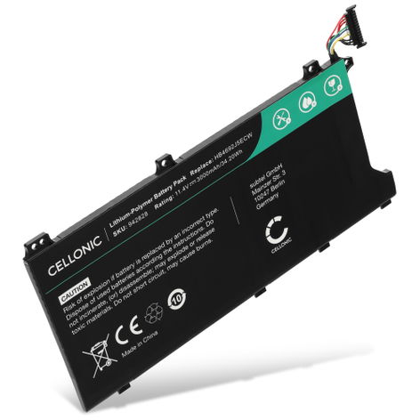 Battery for Huawei MateBook D 15, 15 2020, 15 AMD; HLY-19R HB4692J5ECW-31 (3000mAh, 11.4V) from CELLONIC