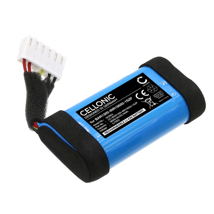 JBL Bar1300-INR18650-1S2P Akku 6800mAh Ersatzakku Batterie von Cellonic