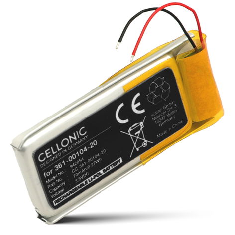 Battery for Garmin Forerunner 45, Swim 2 361-00104-00 (50mAh, 3.8V) from CELLONIC