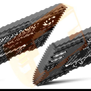 Batteria per Canon EOS 80D, 70D, 60D, 7D, 6D, 5DS, EOS 5D Mark IV, III, II TLP-E6P (2600mAh, 7.4V) marca CELLONIC