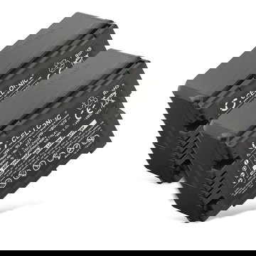 2x Batteria per Panasonic HDC-SD100, HDC-SD10, -SD707, -SD600, HDC-TM700, Lumix DMC-L10 1320mAh da CELLONIC