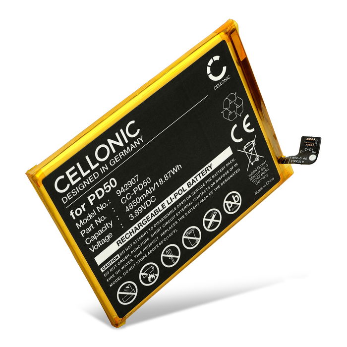 Batterie PD50 pour Motorola Moto G Power 5G - XT2311 4850mAh de CELLONIC