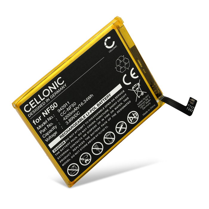 Battery NF50 for Motorola Edge 2022 - XT2205-3 4200mAh from CELLONIC