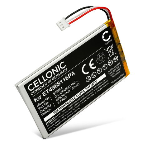 Batteria per Voice Caddie SC300; Swing Caddie SC300 ET4968116PA (4750mAh, 3.7V) di CELLONIC