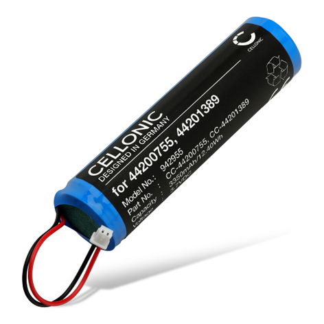 Battery for Mares ICON Genius, HD; Genius Air 44200755, 44201389 (3350mAh, 3.7V) from CELLONIC