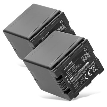 2x Battery for Panasonic HDC-TM900 HDC-HS900 HDC-SD900 HDC-SD800 HC-X900 X900M 2100mAh from CELLONIC
