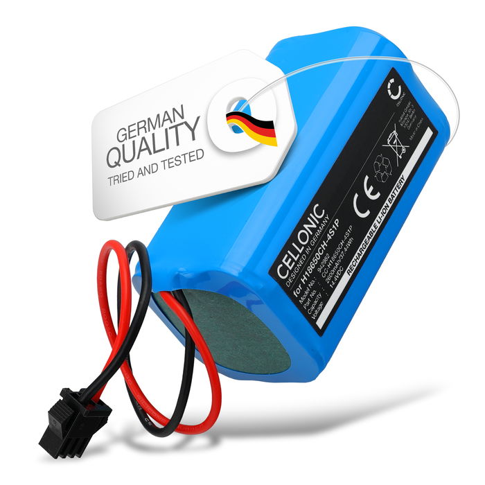 Battery for Ultenic D5s, D5s Pro, T10 Elite, TS1 2600mAh from CELLONIC