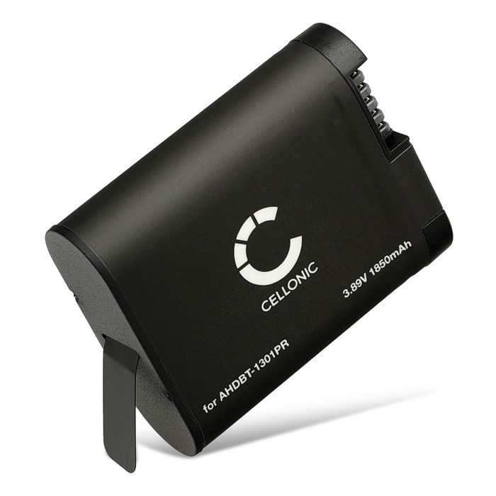Batterie pour GoPro Hero 13, AHDBT-1301 AHDBT-1301PR (1900mAh, 3.89V) de CELLONIC