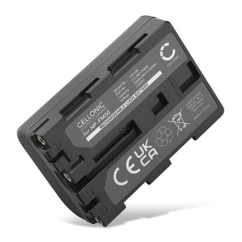 Akku für Sony Cyber-shot DSC-F828 F717 R1 S85 TRV118 SR1 GV-D1000, NPFM30 NP-FM50 NPQM71 NPQM91 NP-FM50 (1600mAh, 7.4V) von CELLONIC