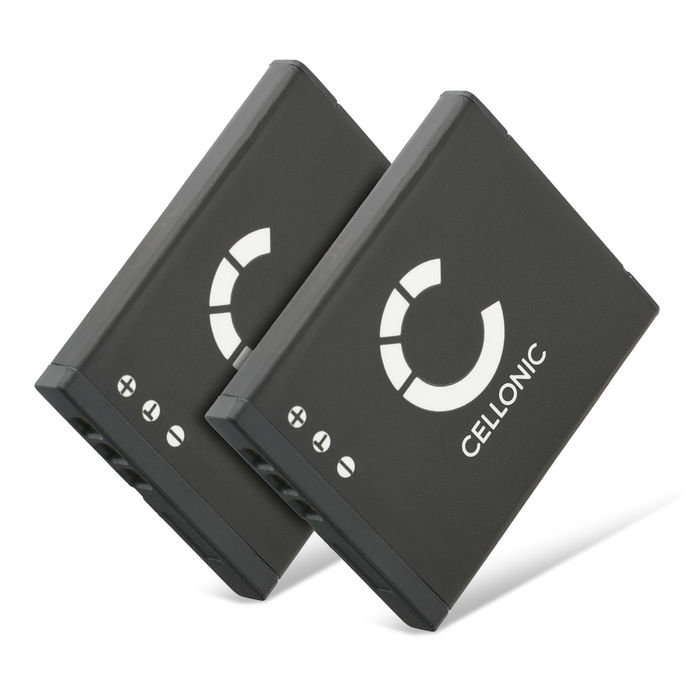 2x Batteria per Olympus VG-120 D-710 X-940 FE-4040 FE-4020 FE-5040 VG-130 VG-140 VG-110 VG-150 LI-70B (500mAh, 3.7V) marca CELLONIC