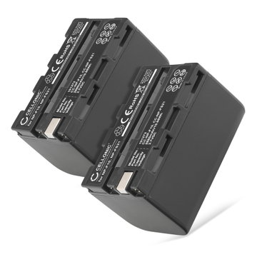 2x Akku für Sony DCR-PC1 DCR-PC2 DCR-PC3 DCR-PC4 DCR-PC5 DCR-TRV1VE / NP-FS11 NP-FS21 NP-FS31 NP-F10, -F20, NP-FS21, -FS33 (2800mAh, 3.7V) von CELLONIC
