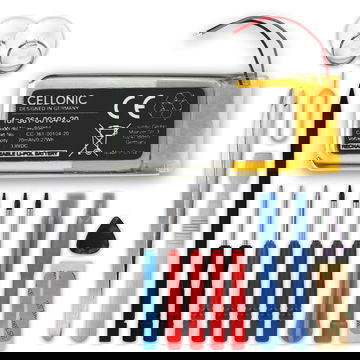 1x Akku für Garmin Forerunner 45, 45S, Swim 2, 361-00104-20 (70mAh, 3.8V) + Werkzeug-Set 17tlg von CELLONIC