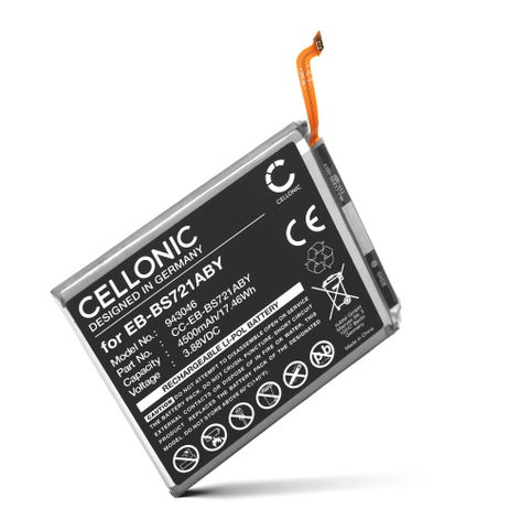 Batteria per Samsung S24 FE; Galaxy S24 FE; SCG30; SM-S721 EB-BS721ABY (4500mAh, 3.88V) di CELLONIC