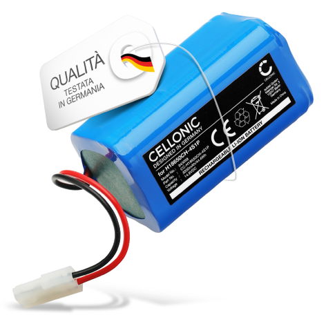 Batteria per Xiaomi Robot Vacuum E12; Mijia G1; Neatsvor X500 Xiaomi Robot Vacuum E12, Mijia G1 (3000mAh, 14.8V) di CELLONIC