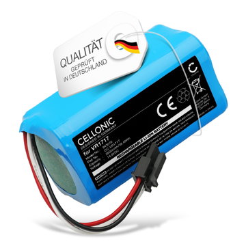 Akku für Airrobo P10, ROVUS BL500, BL500N, BL517, Proscenic Cocoa Smart 780T, Cocoa Smart 790T, SUMMER P1S, Summer P2s, VR1717 2600mAh von CELLONIC