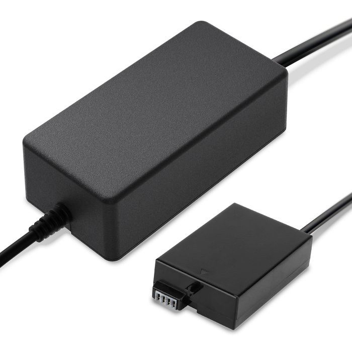 Alimentation pour Canon EOS 700D, 600D, 550D, 650D, Rebel T5i, T4i, T3i, T2i – Adaptateur Secteur (CA-PS700) (Câble Chargeur de ca. 3m – 7.4V, 2A, 14.8W) + Coupleur DC accumulateur factice () de CELLONIC