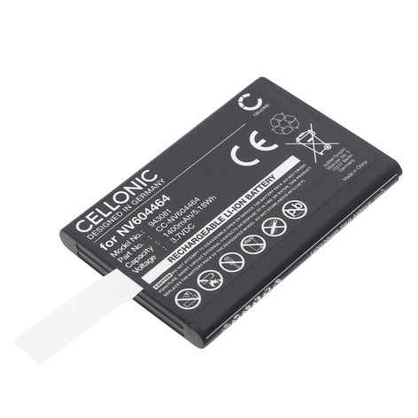 Batterie pour Beurer BY 110; Oricom Secure SC740, SC895 NV604464 (1400mAh, 3.7V) de CELLONIC