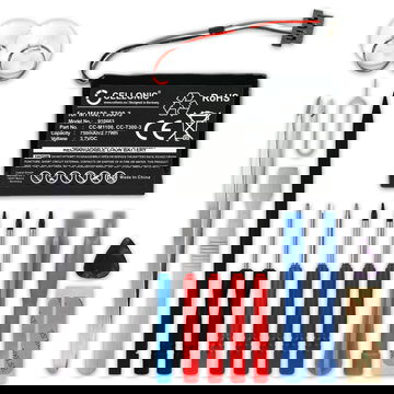 Akku für Mitac Mio Moov M400, Mio Moov M405, Mio N177, Mio Moov 500, M1100, 338937010172 750mAh + Werkzeug-Set 17tlg von subtel