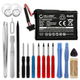 1x Batteria 1100mAh + Kit di attrezzi (17 pezzi)