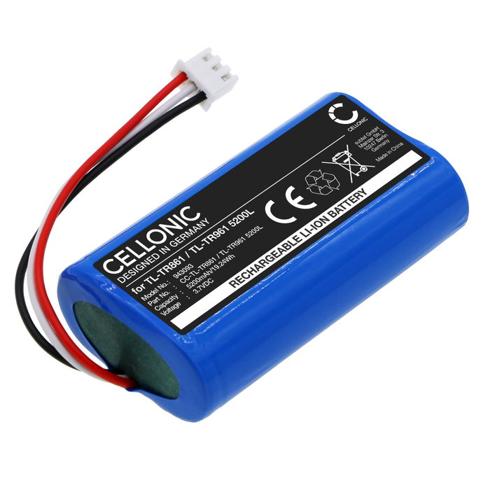 1x Batteria per TP-Link TL-TR961 5200L, TL-TR861 5200L TL-TR861 5200L, TL-TR961 5200L (5200mAh, 3.7V) di CELLONIC