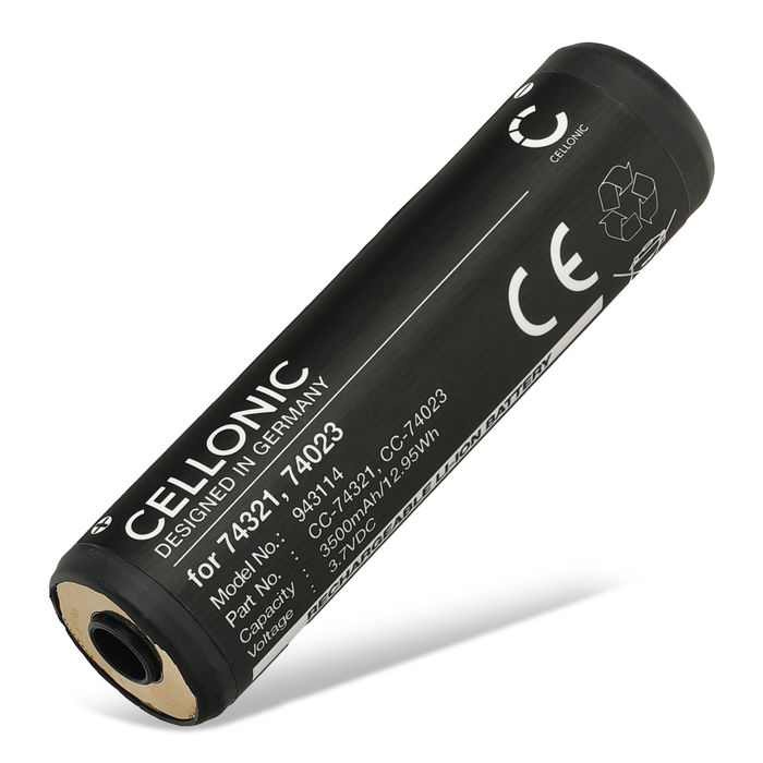 Batteria per Streamlight Jr LED, ProTac HL USB, Strion (2020), Strion DS HL, Strion DS HPL, Strion HPL, Strion LED 3500mAh marca CELLONIC