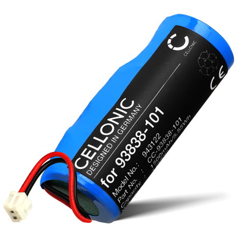 Batterie pour Wahl Cordless Detailer Li 3024976 93838-101 (1500mAh, 3.7V) de CELLONIC