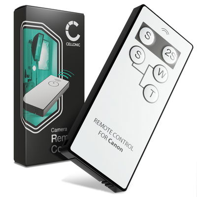 Trigger a infrarossi per fotocamera per Canon EOS 70D, EOS 5D Mark IV, EOS 750D, EOS 600D, telecomando IR wireless per fotocamera di CELLONIC