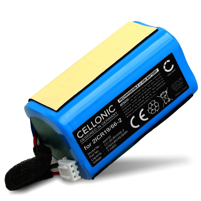 Medion 2ICR19/66-2 Akku 6700mAh Ersatzakku Batterie von Cellonic