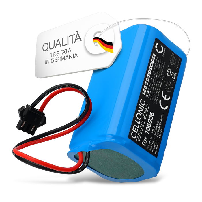 Batteria per lubluelu SL60D, SL68, Tesla RoboStar iQ550 2600mAh di CELLONIC