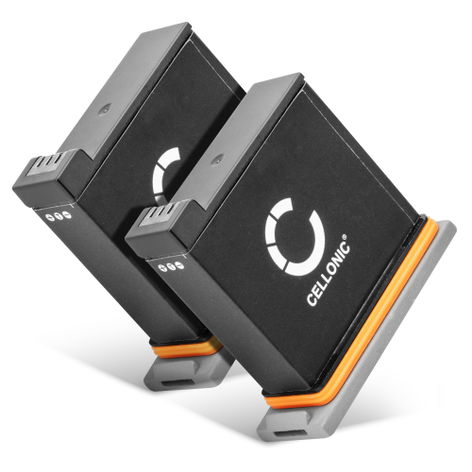 2x Batteria per DJI Osmo Action 1; CP.OS.00000020.01 AB1, P01, PT1 (1220mAh, 3.85V) di CELLONIC