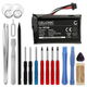 1x 2500mAh 3.7V + kit d'outils 17pcs