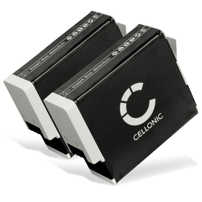 2x GoPro Hero 10 Akku 1730mAh Ersatzakku Batterie von Cellonic